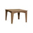 This is the Antique Mahogany colored square dining table on a white background.