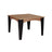 This is the Antique Mahogany and Black colored square dining table on a white background.