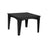 This is the Black colored square dining table on a white background.