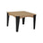 This is the Cedar and Black colored square dining table on a white background.