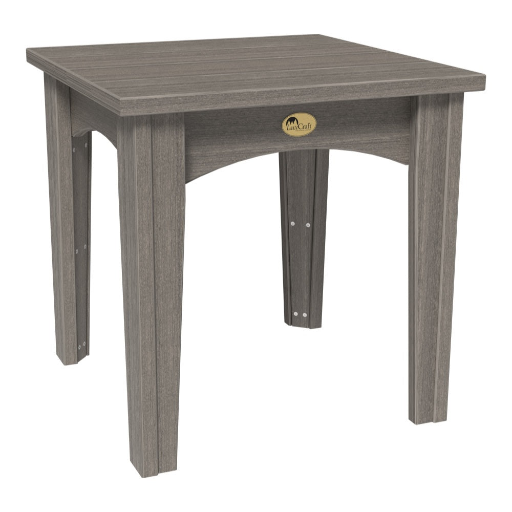 This is the Coastal Gray colored end table on a white background.