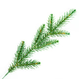 Artificial Christmas tree pre-lit with color-changing LED lights.
