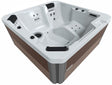 This image shows the Inspire hot tub on a white background.