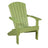 This is the Lime Green colored Lakeside Adirondack Chair on a white background.
