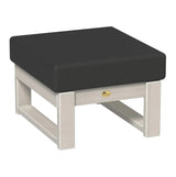 This is the Ottoman with Birch frames and a Spectrum Carbon colored cushion.