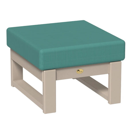 This is the Ottoman with Weatherwood frames and a Cast Breeze colored cushion.