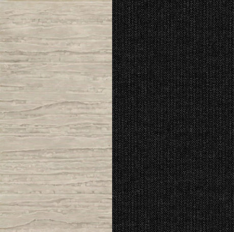 This image shows two color swatches: one for the frame and one for the cushions. The frames are birch and the cushions are spectrum carbon.