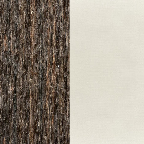 This image shows two color swatches: one for the frame and one for the cushions. The frames are Brazilian walnut and the cushions are canvas.