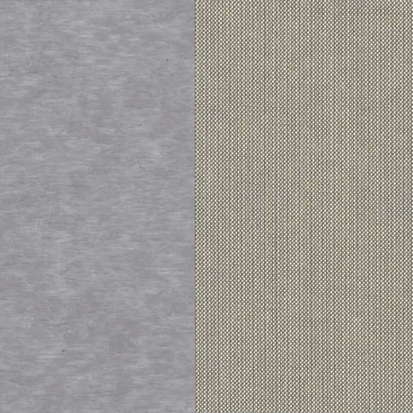This image shows two color swatches: one for the frame and one for the cushions. The frames are dove gray and the cushions are spectrum dove.