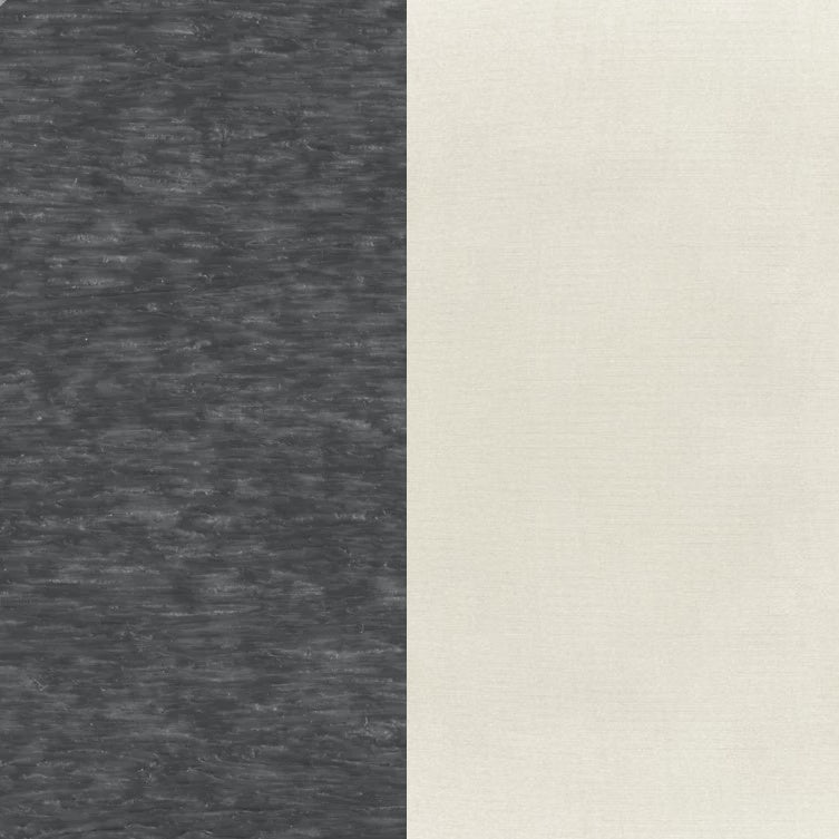 This image shows two color swatches: one for the frame and one for the cushions. The frames are slate and the cushions are canvas.