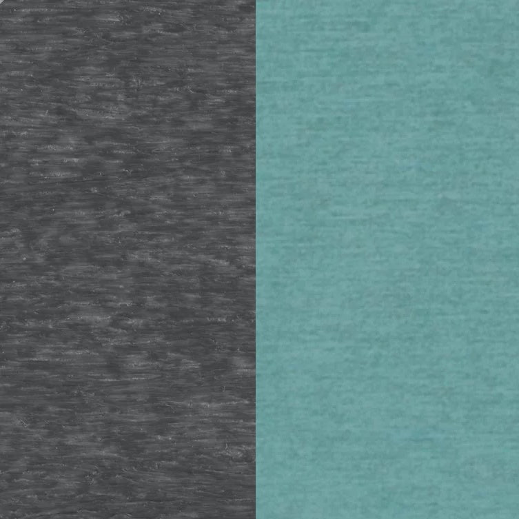 This image shows two color swatches: one for the frame and one for the cushions. The frames are slate and the cushions are cast breeze.
