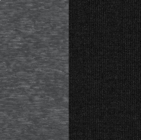 This image shows two color swatches: one for the frame and one for the cushions. The frames are slate and the cushions are spectrum carbon.