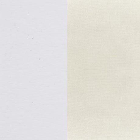 This image shows two color swatches: one for the frame and one for the cushions. The frames are white and the cushions are canvas.
