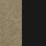 This image shows two color swatches: one for the frame and one for the cushions. The frames are weatherwood and the cushions are spectrum carbon.
