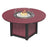 This is the Cherrywood and Black colored fire pit table on a white background.