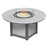 This is the Dove Gray and Slate colored fire pit table on a white background.