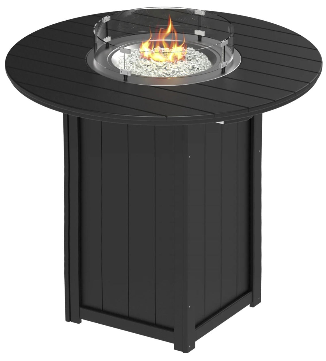 Lumin Fire Pit 60" Round Table from LuxCraft