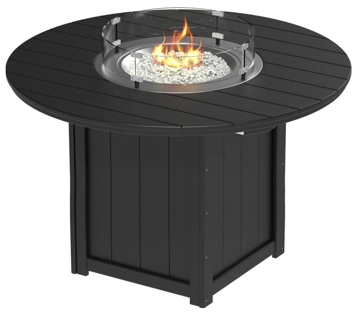 Lumin Fire Pit 60" Round Table from LuxCraft