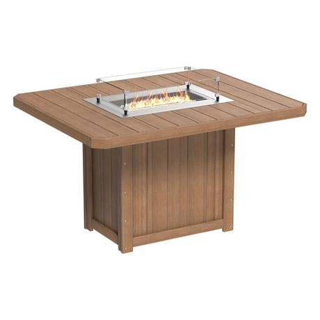 This is the Antique Mahogany colored fire pit table on a white background.