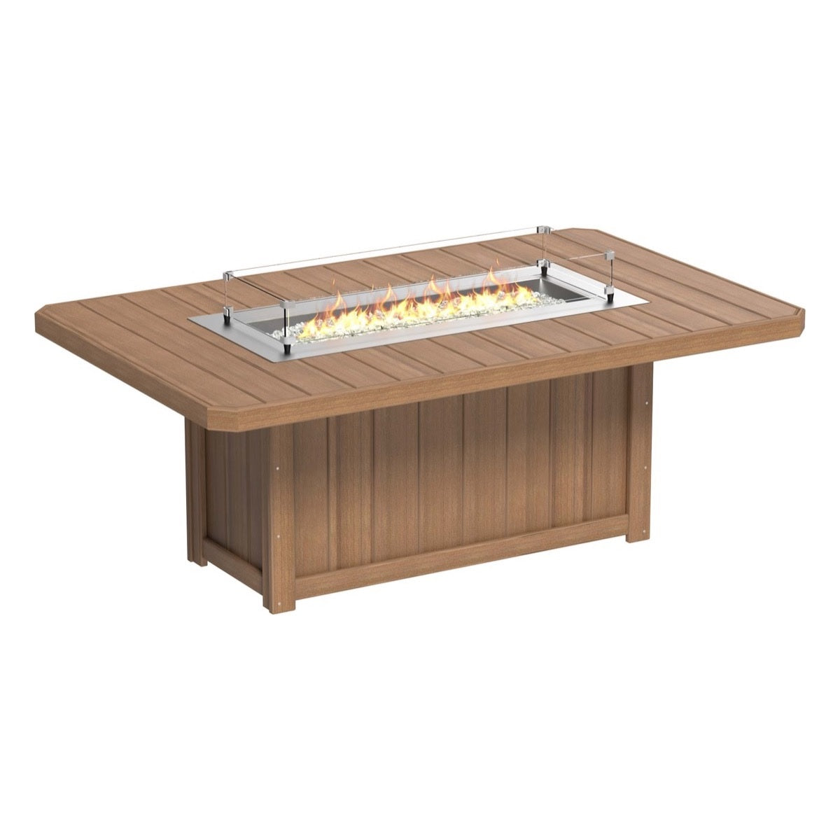 This is the Antique Mahogany colored fire pit table on a white background.