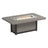 This is the Coastal Gray and Black colored fire pit table on a white background.