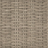This is an up close view of the Latte colored wicker.