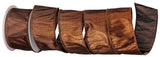 10 Yards of Metallic Copper Dupion Ribbon