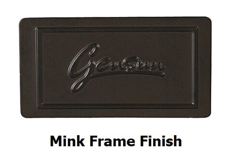 Gensun aluminum in a brown frame finish