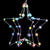 17.7" LED Programmable Smart Hanging Foldable Star Decoration - Remote & App Control