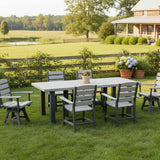 Light Grey & Slate Napa Resin Dining Collection