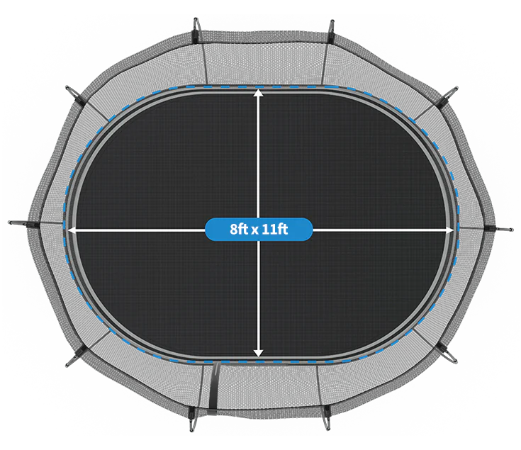 Springfree 8' x 11' Medium Oval Trampoline - Guaranteed Lowest Price