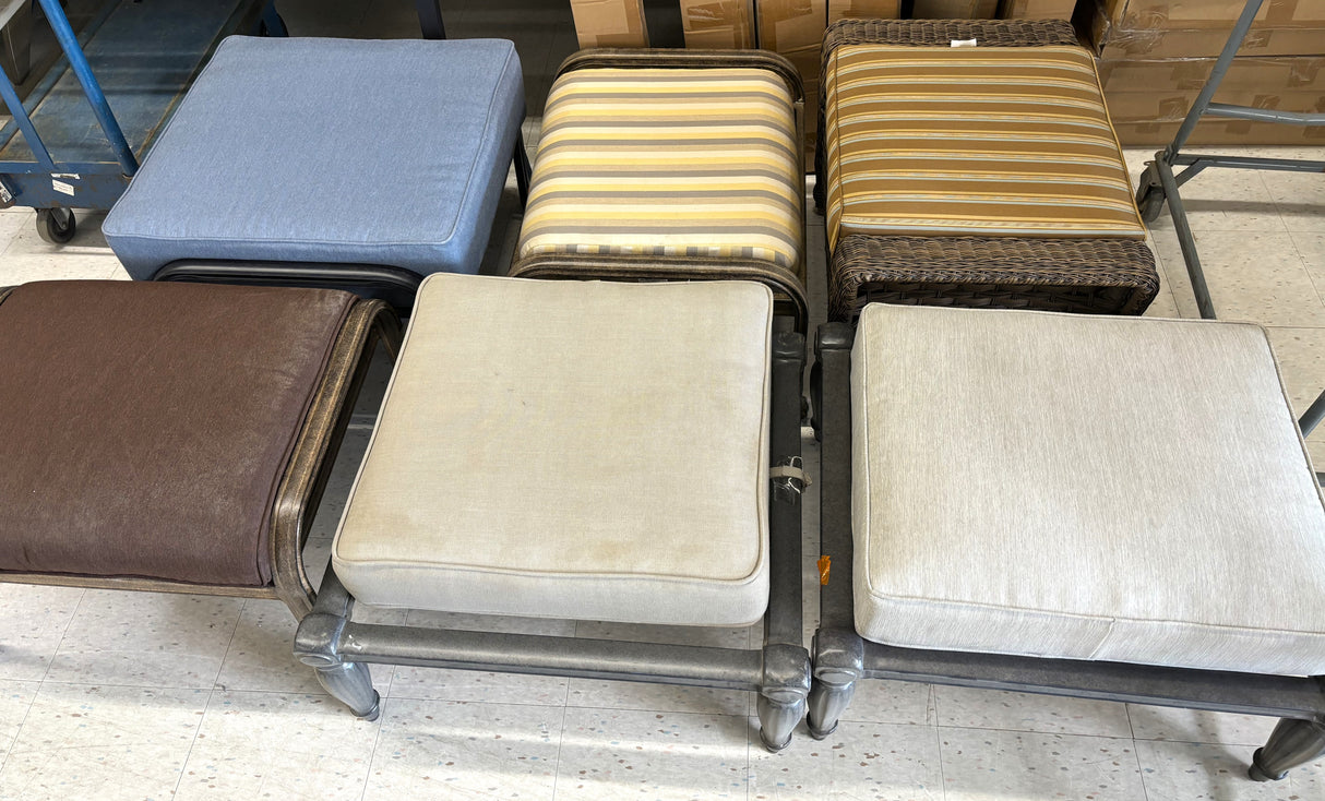 Assorted Ottomans at the Outlet!