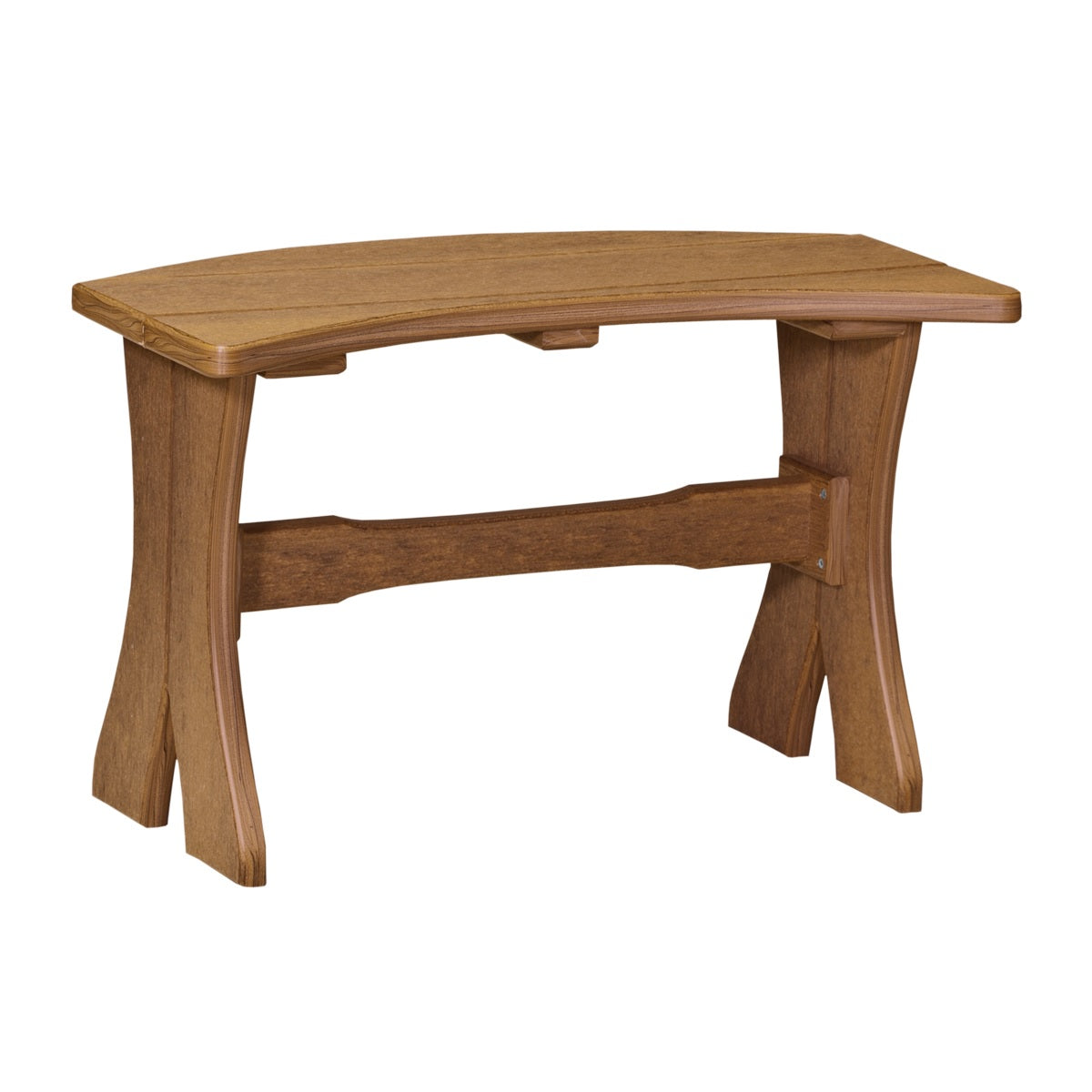 This is the Antique Mahogany colored Table Bench on a white background.