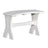 This is the White colored Table Bench on a white background.
