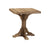 This is the Antique Mahogany colored square dining table on a white background.