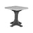 This is the Dove Gray and Slate colored square dining table on a white background.