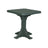 This is the Green colored square dining table on a white background.