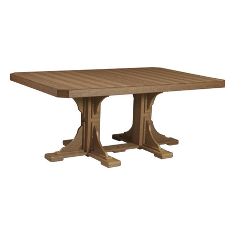 This is the Antique Mahogany colored dining table on a white background.