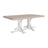 This is the Birch and White colored dining table on a white background.
