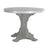 This is the Dove Gray and Slate colored round dining table on a white background.