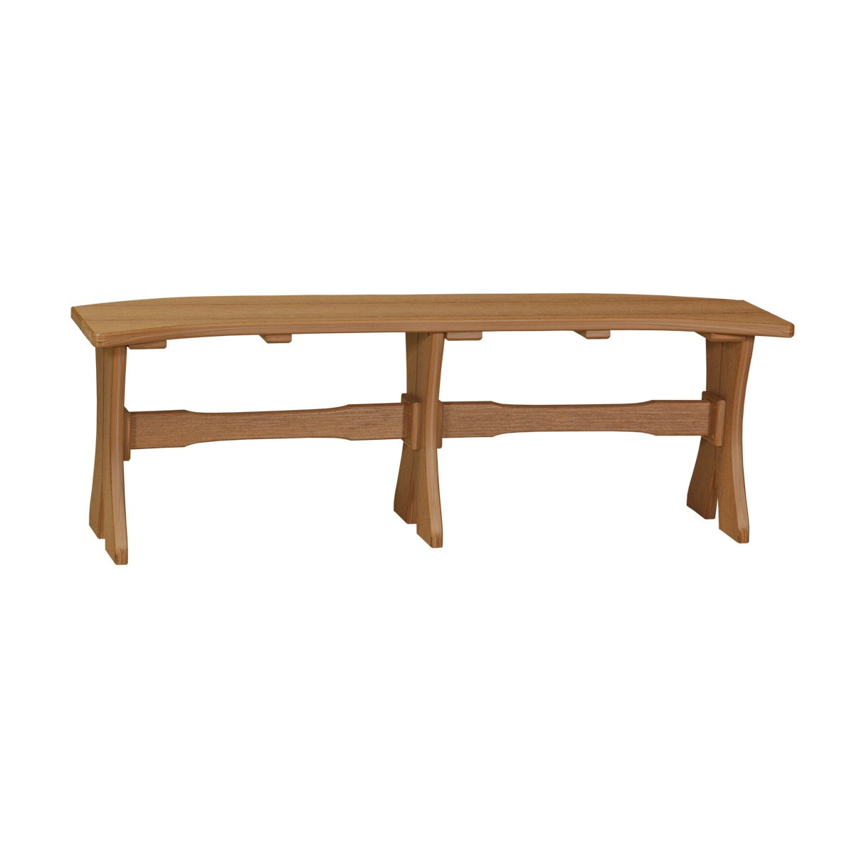 This is the Antique Mahogany colored Table Bench on a white background.