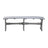 This is the Dove Gray and Slate colored Table Bench on a white background.