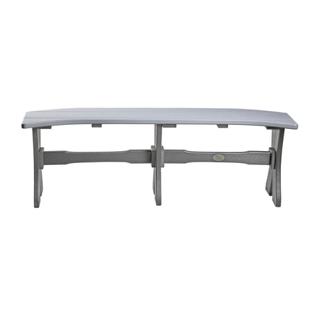 This is the Dove Gray and Slate colored Table Bench on a white background.