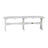This is the White colored Table Bench on a white background.