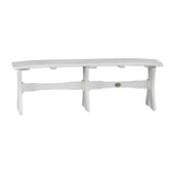 This is the White colored Table Bench on a white background.