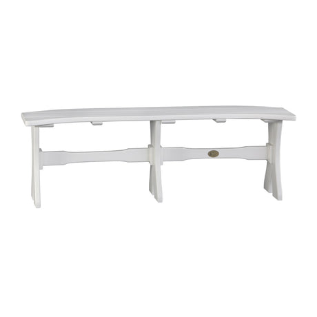 This is the White colored Table Bench on a white background.