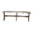 This is the Weatherwood and Chestnut Brown colored Table Bench on a white background.