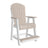 This is the Birch and White colored Balcony Adirondack Chair on a white background.