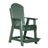 This is the Green colored Balcony Adirondack Chair on a white background.