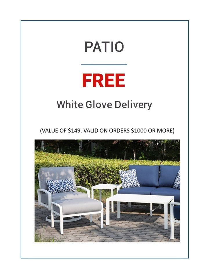 Fill out the form to get free white glove delivery on orders $1,000+.